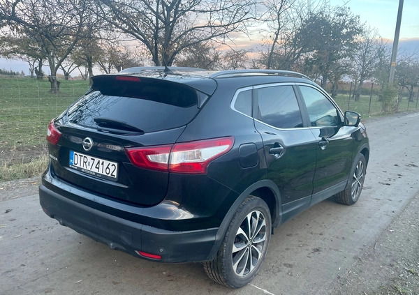 Nissan Qashqai cena 54900 przebieg: 115000, rok produkcji 2015 z Trzebnica małe 254